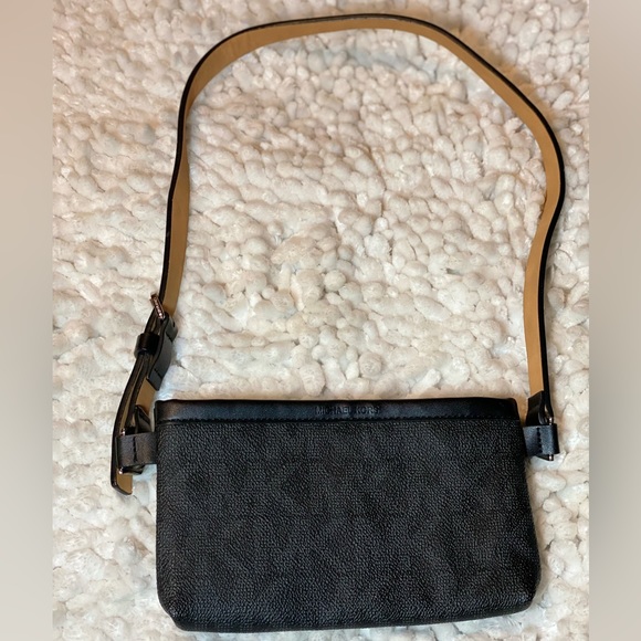 Michael Kors Signature Coated Canvas and Leather Belt Bag - Picture 2 of 7